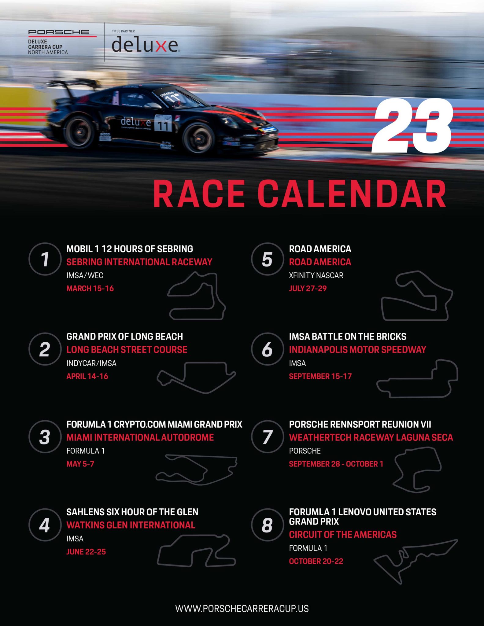 Schedule McCann Racing